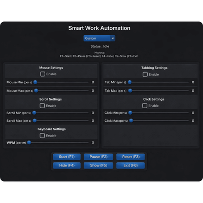 Human Simulation for hubstaff and time doctor