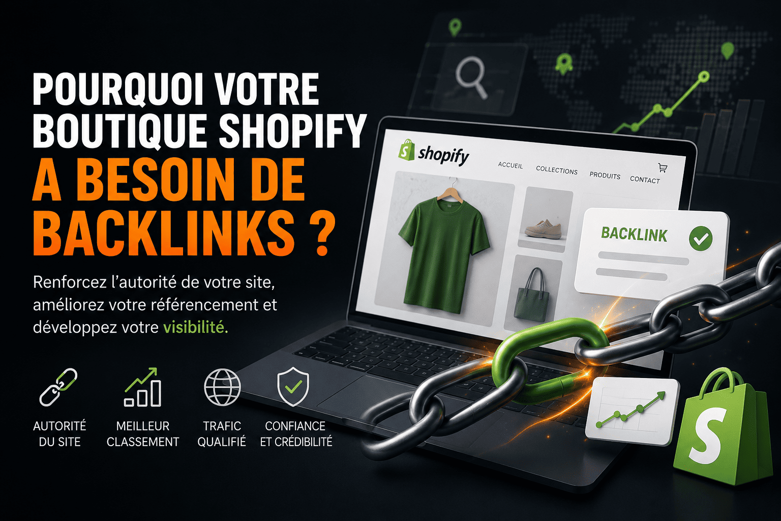 Backlinks pour une boutique Shopify et stratégie de netlinking SEO e-commerce